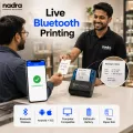 Mobile Printer (58mm) 2-inch Thermal Receipt Printer Portable POS Billing - USB & Bluetooth Connectivity, ESC/POS Compatible with Android, iOS, and Windows  Perfect for Retail Shops, Small Businesses, and Restaurants: Nadra MTP-2. 