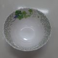 Italiano melamine 6.5"Crazy Bowl snowdrop. 