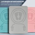 〔E〕6MM Skipping Rope Mat Anti-noise Jump Rope Mat Floor Mats Exercise Shock Absorption Yoga Mat TPE Skipping Mat Fitness Pad. 