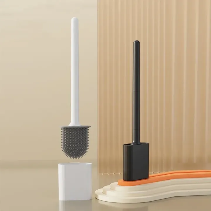 Black%20Silicone%20Toilet%20Brush%20with%20360%C2%B0%20Flexible%20Head%20&%20Quick-Dry%20Holder%20-%20Long%20Handle%20for%20Deep%20Cleaning%20Small%20Bathrooms/RV%20Anti%20-%20Image%205