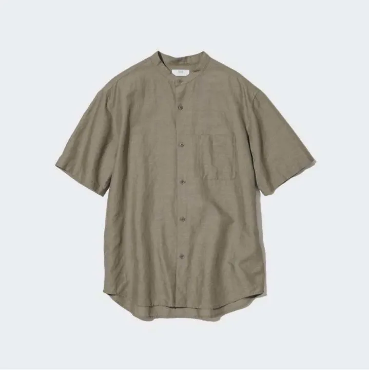 Uniqlo%20Men%20Chinese%20Collar%20Linen%20%F0%9F%92%AF%20%20%20The%20Fabric%20Is%20Very%20Good,%20Beautiful%20Shape,%20Front%20Buttons,%20Has%20a%20Pocket%20on%20One%20Side%20of%20the%20Chest.%20This%20Model%20Looks%20Great%20on%20Anyone%20Who%20Wears%20It.%20-%20Image%209