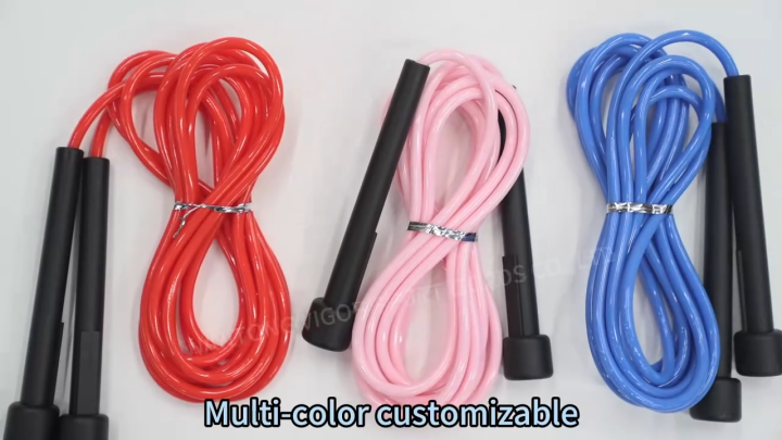 Scipping Rope Adjustable Jump Rope for Fitness & Training – Lightweight Single Skip ...