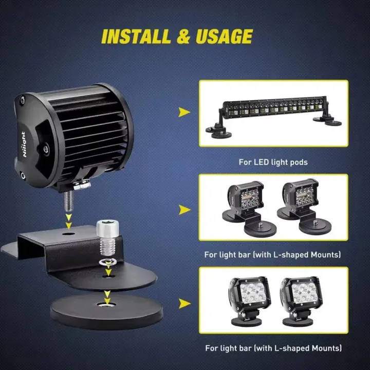 2PCS%20Magnetic%20Base%2043mm%20M6%20Thread%20Mount%20For%20Car%20Roof%20Magnetic%20Base%20Mount%20Bracket%20Clamp%20LED%20Work%20Light%20Bar%20Holder%20SUV%20Offroad%20-%20Image%205