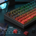 Red Contour Side Printed Shine Through Keycaps Cherry Profile Double Shot PBT Keycap for Gateron MX Switches Mechanical Keyboard. 
