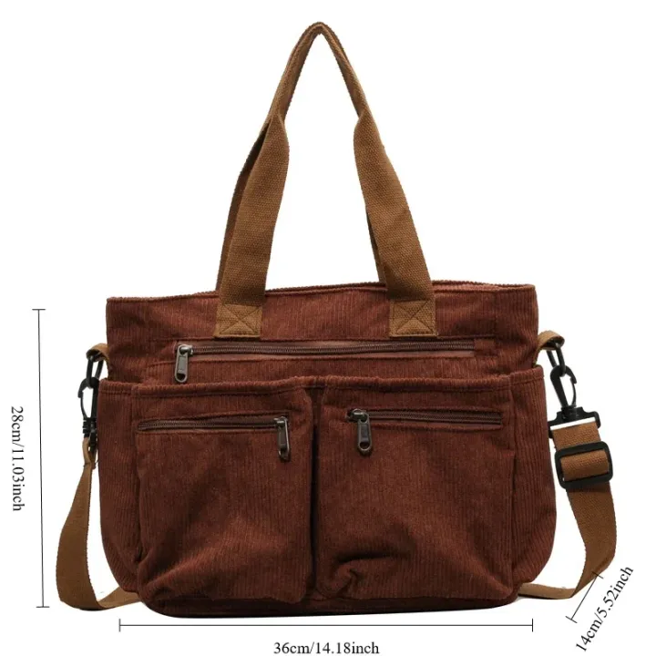 Casual%20Corduroy%20Messenger%20Bags%20Large%20Capacity%20Commuter%20Mummy%20Portable%20Shoulder%20Bag%20Multi%20Layers%20Camping%20Tote%20Bags%20-%20Image%207