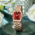 CRRJU Women Watches Creative Steel Dress Bracelet Wristwatches Ladies Square Waterproof Female Relogio Feminin.