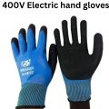 1 Pair Electrician Gloves,400V Voltage Resistance Insulated Work Gloves,360° Insulation and Waterproof Gloves,Flame Retardant Insulation Safety Gloves,Insulating Gloves,Flexible and Anti Slip.
