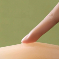 2 pieces/set of round women's silicone breast patches, ultra-thin anti protrusion solid adhesive breast patches. 