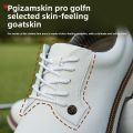 PGM Men's Golf Shoes with Anti Slip Studs, High Elasticity Cushioning, and Waterproof Block Sneakers XZ393. 