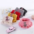 Baby Scarf Winter Neck Warmer for Kids Children Boys Girls Woolen Knitted Mustache Solid Warm Crochet Scarves Plaid Fashion Doll.