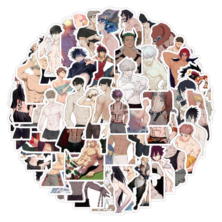 60PCS%20Anime%20Naked%20%20Muscle%20Man%20Stickers%20DIY%20Stickers%20Scrapbooking%20Phone%20Luggage%20Skateboard%20Waterproof%20Decals%20-%20Image%202