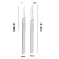 11# 23# Carbon Stell Scalpel Blades With Handle DIY Cutting PCB Phone LCD Screen Repair Tool Surgical Knife. 