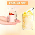 20/40PCS Disposable Dessert Cup Plastic Cup Tilted Circular Tasting Sample Birthday Wedding Appetizer Afternoon Tea Party.