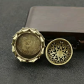 1pc Hollow Lotus Incense, Burner Hollow Incense Serving Tea Table Ornament, Mini Incense Burner. 