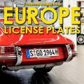 Alexen 1/64 Model Car Metal License Plates Western Style Toy Cars Detail-up Parts Diorama Decoration Simulation Scene Toy. 