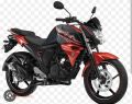 Yamaha Fz-S V2 fuel Injection Black Orange Full Sticker Kit. 