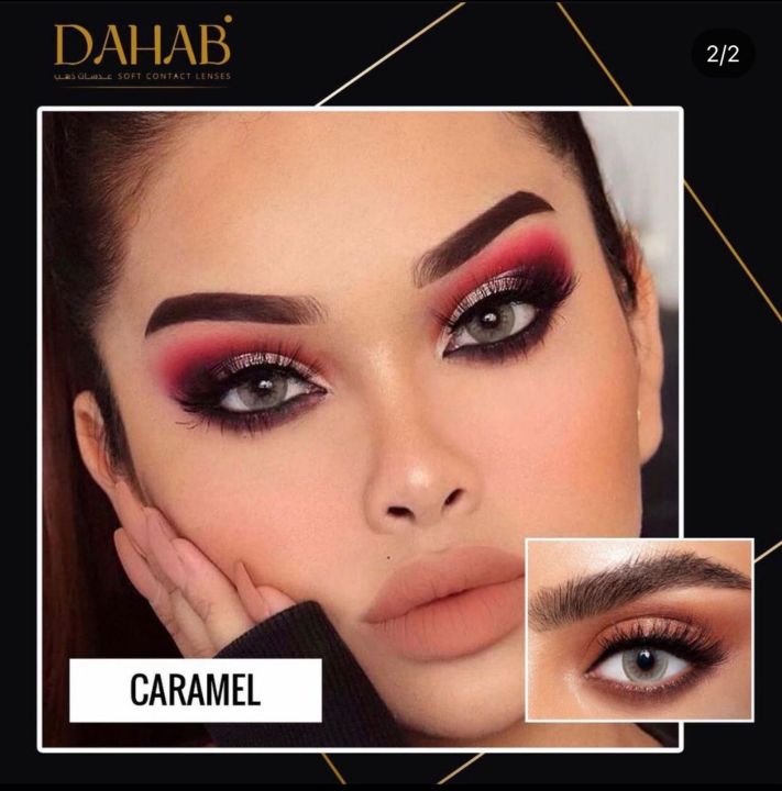 Dahab power coloured contact lense.