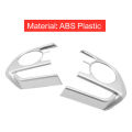 For Toyota Harrier Venza Crown RAV4 XA50 Camry Corolla E210 2020 2021 2022 2023 2024 Car Steering Wheel Button Cover Accessories. 