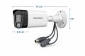 Hikvision 2MP ColorVu Audio CCTV Camera Set (5 Cameras) with 8 Channels DVR & 500GB Hard Disk | 2 Dome + 3 Bullet | Full HD Night Vision. 