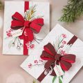 Holly Pinecone Christmas Tree Gingerbread Metal Cutting Dies Bow JOY Words Die For DIY Scrapbooking Card Decoration Craft Making. 