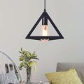 New Triangle shape Hanging Light, Ceiling Light, Ceiling Lamp, Pendant Lamp, Pendant Light For Home, Office, TV Lounge, Bed Room, Led Light, Led Bulb, Filament Bulb (BULB NOT INCLUDED). 