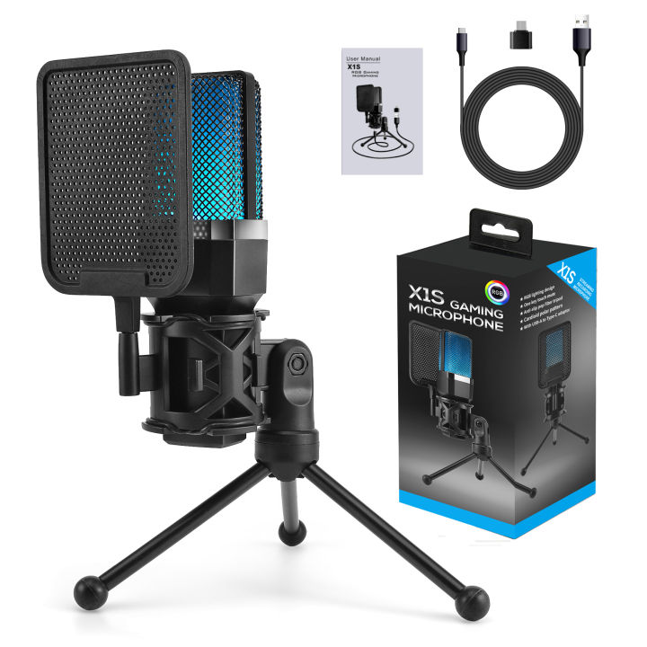 Gaming%20Computer%20Professional%20Condenser%20Microphone%20Mic%20PC%20Laptop%20USB%20Wired%20Live%20Streaming%20Podcast%20Studio%20Mike%20Kit%20Gamer%20Karaoke%20-%20Image%208