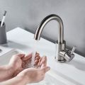 Kitchen Faucets, Basin Faucets, Bathroom Faucets, Stainless Steel Single-Hole Faucets, Sink Faucets, Countertop Installation.. 