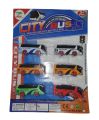 Toy bus/Super Speed Pull Back Racing Toy bus Set-6 Pieces Set. 