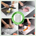 Stainless Steel Panel and Chopping Board Kitchen Household Thickened Double Sided Cutting Board Block Kneading Dough Board.