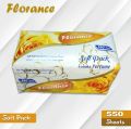 Florance perfumed tissue box 550 sheets on AL HARAMIN MEGA STORE. 