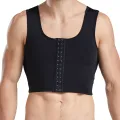 Men's Chest Vest Sweat Chest Bandage Tight-fitting Underwear Body Shaper Corset Support Belt Chest Compression Correct Posture. 