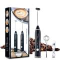 Electric Rechargeable Handheld Coffee Mixer - Perfectly Blend Your Brews With Ease.
