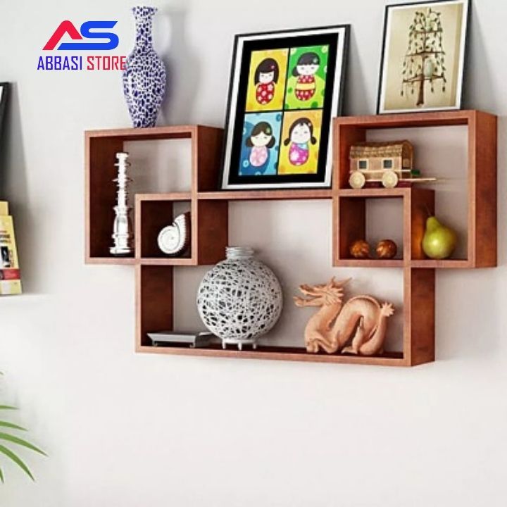 ntersecting Wooden Floating Wall Shelf Set of 3 Wooden shelf for wall Perfect Shelving Unit for Bedrooms, Offices, Living Rooms & Kitchens custom made avilable