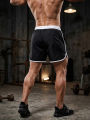 Men's Gym Workout Running Shorts Summer Athletic Quick Dry Breathable Shorts with Drawstring Elastic Waist Split Hem Activewear. 