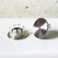 Stainless Steel Basin Sink Hole Overflow Cover Ring Insert Replacement Hole Hollow Round Drain Caps Plug Bathroom Basin Accessor. 