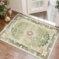 Persian Retro Entrance Doormat Medal Floral Print Soft and Durable Carpet Home Living Room Decoration Bedroom Luxury Floor Mat. 