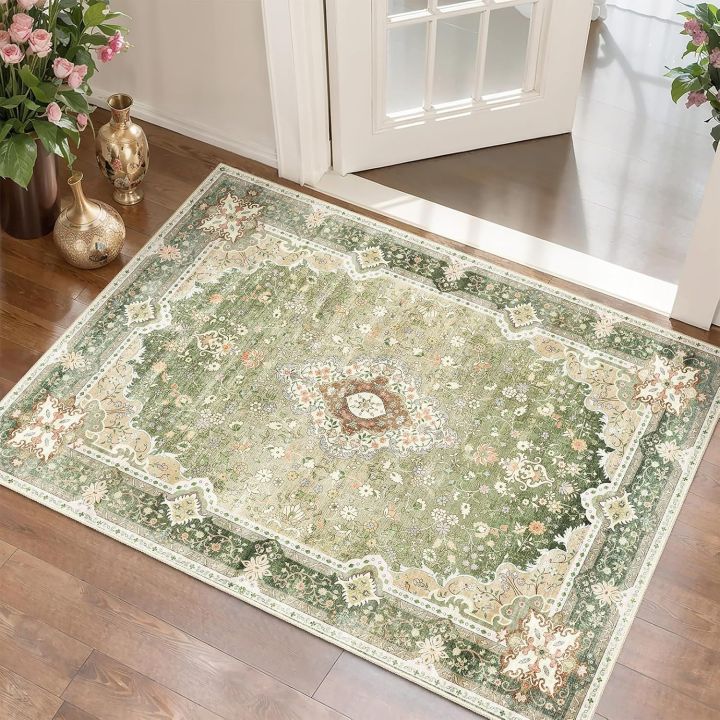 Persian%20Retro%20Entrance%20Doormat%20Medal%20Floral%20Print%20Soft%20and%20Durable%20Carpet%20Home%20Living%20Room%20Decoration%20Bedroom%20Luxury%20Floor%20Mat%20-%20Image%203