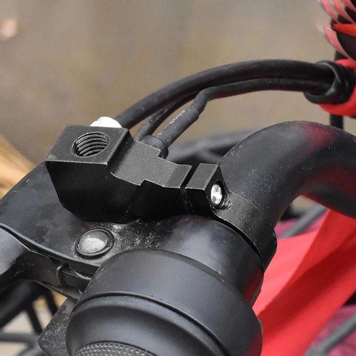 Motorcycle%20Mirror%20Mount%202PCS%20Aluminum%20Alloy%20Universal%20Bracket%208/10mm%20Handlebar%20Rearview%20Holder%20For%20Cycling%20Commuting%20Riding%20-%20Image%204