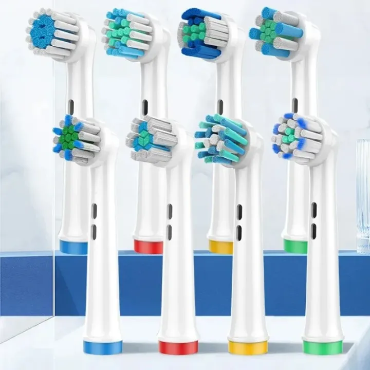 4PCS%20Dupont%20Bristle%20Electric%20Toothbrush%20Heads%20Whiten%20Teeth/Daily%20Clean/Precison%20Cleaning/Soft%20Care%20Teeth%20Function%20For%20Oral%20B%20-%20Image%203