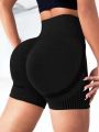 Women Yoga Shorts High Waist Workout Shorts Fitness Yoga Lift Butt Fitness Ladies Yoga Gym Running Short Pants Sportswear. 