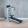 4 Way Manual Treadmill – Black. 