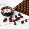 55 Cavities Mini Coffee Bean Silicone Mold. 