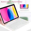 iPad Mini 6 Keyboard Case with Mouse,iPad Mini 2021 Detachable Wireless Bluetooth Keyboard Pencil Holder Slim Leather Smart Cover (iPad Mini 6(8.3 inch), (pink). 