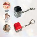 Electric Shock Prank Button Toy that plays tricks on people by pressing buttons Realistic Touch Keychain Pendant Stress Relief. 