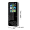 1.8 Inch Touchscreen MP3 MP4 Player Bluetooth-Compatible 5.0 Music Player FM Radio with E-Book Alarm Clock Built-in Speaker. 
