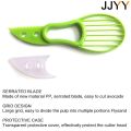 JJYY 3 In 1 Avocado Slicer Shea Corer Butter Fruit Peeler Cutter Pulp Separator Plastic Knife Kitchen Vegetable Tools. 