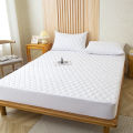 Waterproof Throw Mattress Cover Bed Fitted Sheet Mattress Protector Single/Double/140/160 Muti Size  Gray/White. 