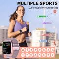 2026 New Fashion Smart Watch Women 1.83inch HD Screen Heart Rate Sleep Monitoring Bluetooth Call Smartwatch For Men Women s.