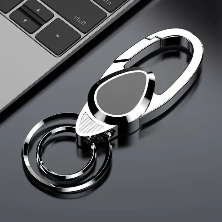1 car universal keychain, simple and stylish men's and women's waist ...