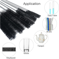 10PCS Cleaning Brush Set Multifunctional Detail Nylon Brushes for Straw/Lab Tube/Sippy Cup/Pipe/Keyboard/Spray Gun/Tool Cleaning.